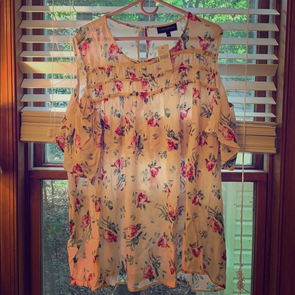 Lane Bryant size 18/20 Cold shoulder blouse